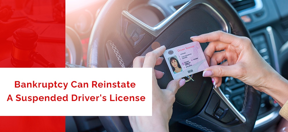 Bankruptcy Can Reinstate a Suspended Driver's License - Blog by Sam Calvert, Attorney at Law