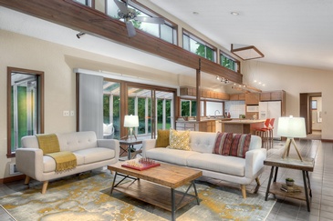 Living Area Design by Best Interior Designer Seattle WA - Poetically Featured Properties