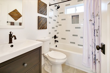 Classic Bathroom Design by Poetically Featured Properties - Interior Decorator Redmond WA