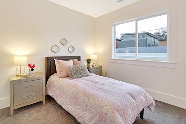 Transitional Bedroom Design by Best Interior Designer Seattle WA - Poetically Featured Properties