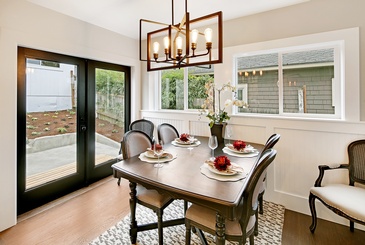 Modern Farmhouse Style Dining Room - Poetically Featured Properties