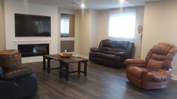 Furnished Living Space  - Move In Cleaning Services Ajax by Fresh and Shiny