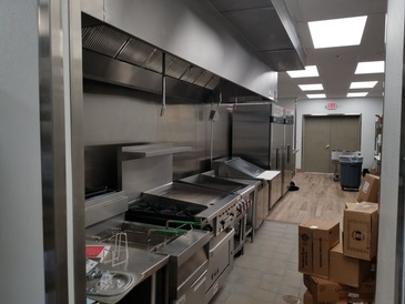 Cafeteria Kitchen and Store Room - Commercial Renovations Fort Worth by SS Commercial Builders, LLC