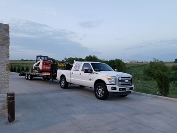 Tow Truck For Construction in Fort Worth Texas by SS Commercial Builders, LLC