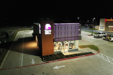 Taco Bell Restaurant by SS Commercial Builders, LLC - Fort Worth Commercial General Contractors