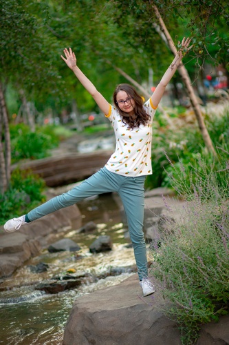 Teenager Girl Near Water Spring - Professional Photography Services Saint Paul MN by Mode T Productions