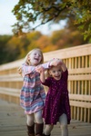 Two Girls Playing Captured by Minnesota Photographer - Professional Kids Photography Services
