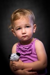 Toddler with Soft Toy - Professional Kids Photography Saint Paul MN by Mode T Productions