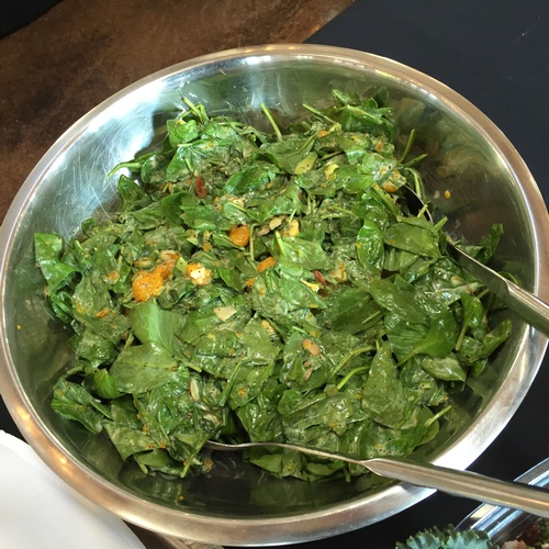 Spring Greens Dish at an event Catering by Christie's Catering - Catering Services Tacoma 