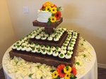 Wedding Cake Display by Christie's Catering - Catering Menu Seattle