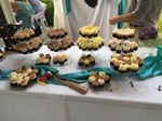 Cup Cakes with Meringue and other sweets at an event catering by Christie's Catering - Wedding Catering Services Tacoma 