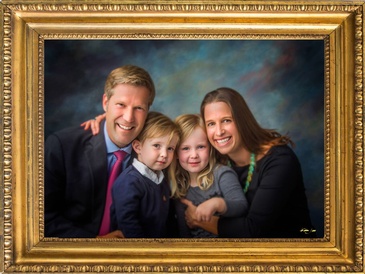 Family Portrait captured at Kim Jew Photography Studio by Albuquerque Family Photographers
