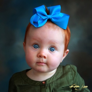Cute Baby Girl Captured by Baby Portrait Photographer - Kim Jew