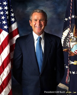 President GW Bush - Celebrity Portrait at Kim Jews by Celebrity Photographers Los Lunas