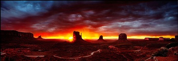 albuquerque-photographer-kim-jew-panorama-landscape-red-rock-at-sunset