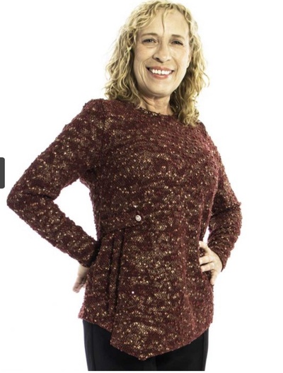 Long Sleeves Adapted Tops - Large