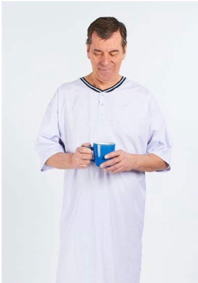 Men's Adapted Night Shirt Cotton - Medium
