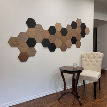 hexagon wall panel tile