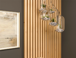 Decorative wooden wall panel