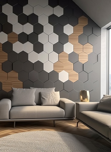 Hexagon Wall Panels