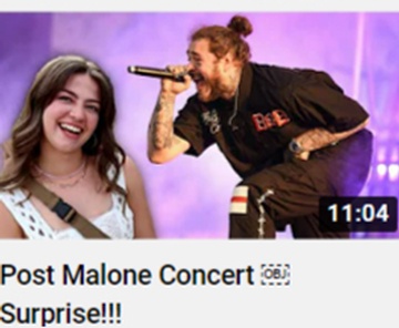 Post Malone Concert ￼ Surprise!!!