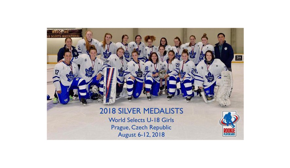 2018 Silver Medalists World Selects U18 Girls Prague, Czech Republic August 6-12,2018