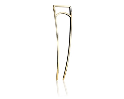 Geometric Gold Plated Metal Hair Stick - Buy Hair Accessories at The Manor - A Boutique Salon in Toronto