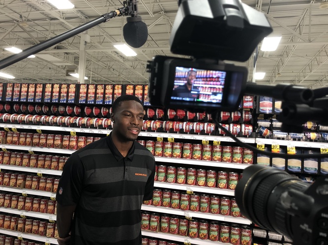 Video Production of an Interview at a Superstore