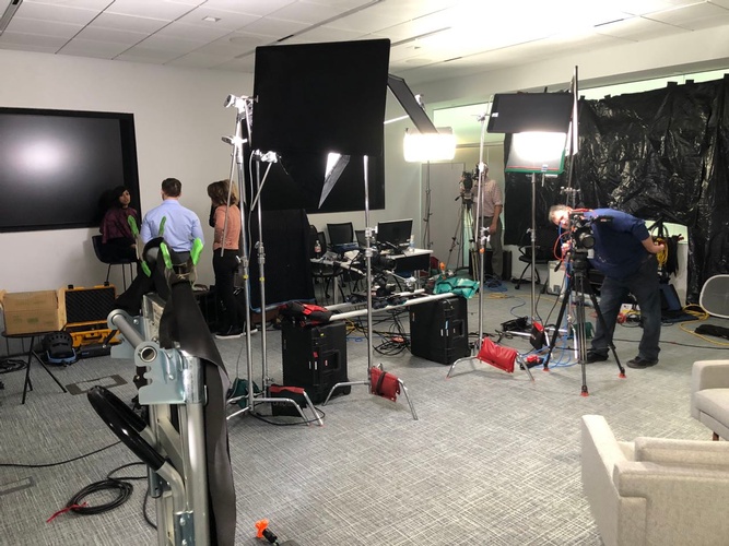Behind the Scenes in a Video Production Studio with Merlin Productions LLC Crew