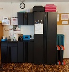 Room of gym accessories required by clients at CG Training in Windsor, Ontario