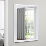 Buy Satin White Framed Ledge Mirror at In Style Furniture Gallery - Furniture Store in Mississauga ON