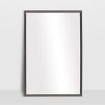 Buy Rectangular Full Framed Armani Chrome Mirror at In Style Furniture Gallery