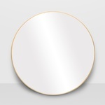 Buy Infinity Gold Round Mirror at In Style Furniture Gallery