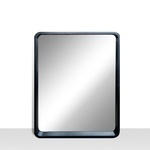 Buy Vanity Mirror with Rounded Corners in a Satin Black finish at In Style Furniture Gallery - Furniture Store in Mississauga ON