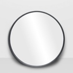 Buy Denmark Grey Round Mirror at Contemporary Furniture Store in Mississauga ON - In Style Furniture Gallery