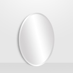 Buy Frameless Oval Mirror Online at In Style Furniture Gallery - Furniture Store in Mississauga