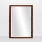 Buy Pecan Wood Vanity Mirror at In Style Furniture Gallery - Furniture Store Mississauga