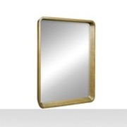 Buy Genuine Wood Vanity Mirror with Rounded Corners at In Style Furniture Gallery