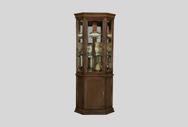 Buy Corner Curio Cabinet - Custom Furniture Mississauga at In Style Furniture Gallery
