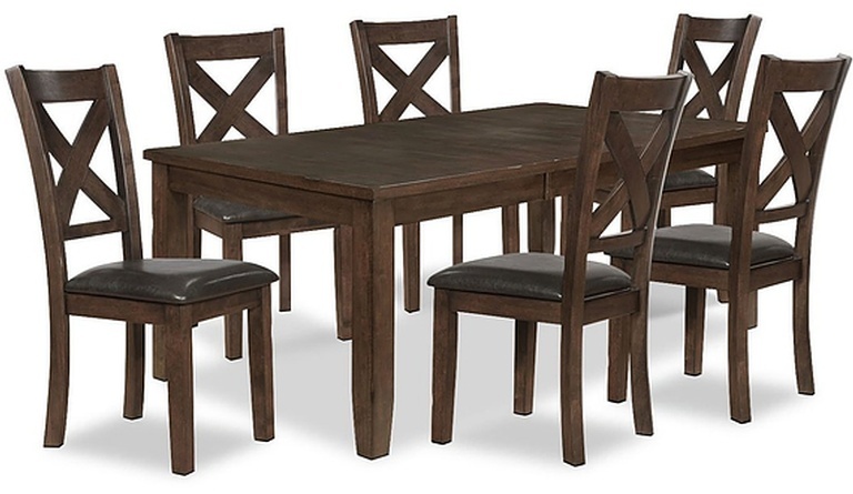 Buy 6 Seater Solid Wood Dining Table Set at In Style Furniture Gallery - Contemporary Furniture Store in Mississauga ON