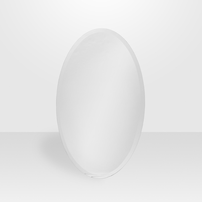 Buy Frameless, Oval beveled edge Mirror at Contemporary Furniture Store in Mississauga ON - In Style Furniture Gallery
