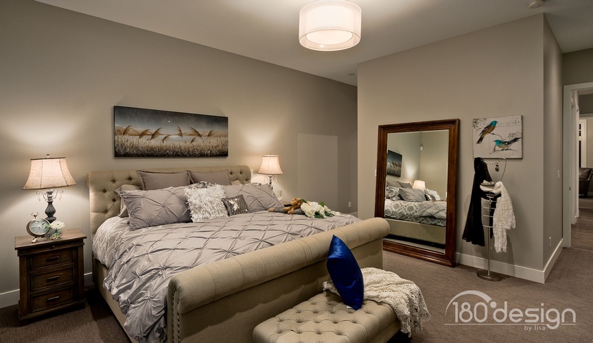 Modern Bedroom Design Winnipeg by 180 Design
