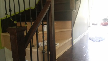 Staircase Painting by Residential Painters Hamilton - Painting By The Whitehouse Inc.
