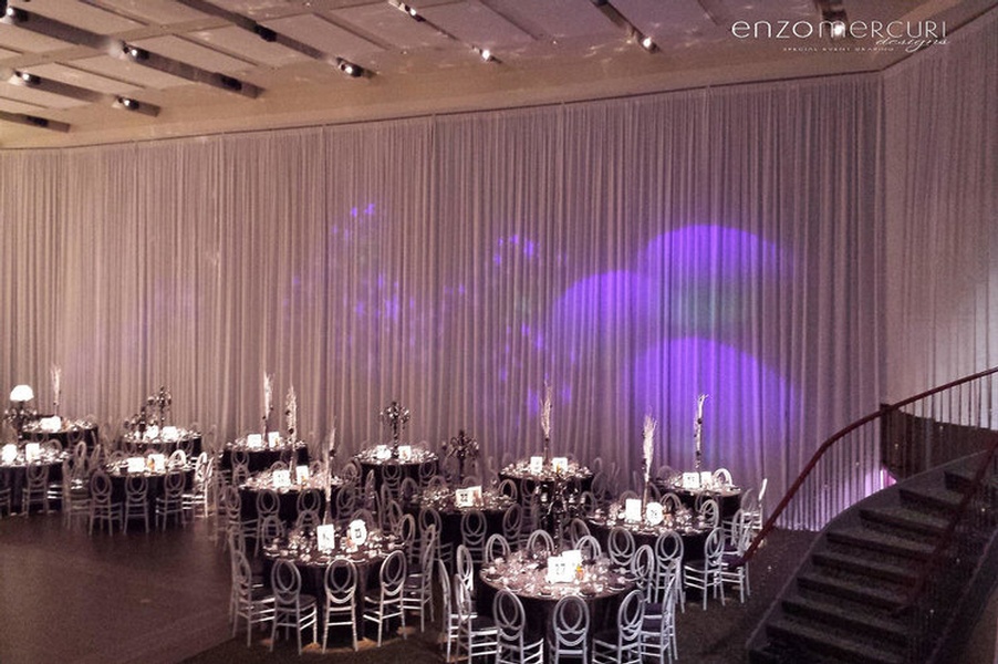 Wall Draping for Wedding Reception by Enzo Mercuri Designs Inc. - Event Decor Company North York 