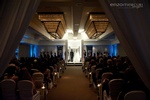 Indoor Wedding Ceremony Decoration by Enzo Mercuri Designs Inc.