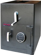 USCAN Safes - USCAN RH2014-E Rotary Hopper Deposit Safe Safe