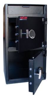 USCAN Safes - USCAN FL3920-EE Front Loading Double Door Deposit Safe