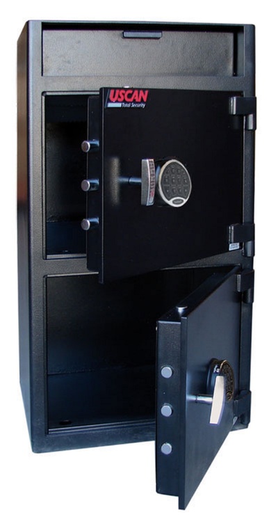 USCAN FL3920-EE Front Loading Double Door Deposit Safe