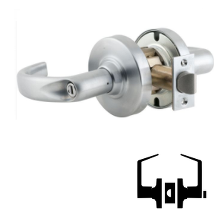 ND40-SPA-626 Schlage Sparta Lever Privacy Function