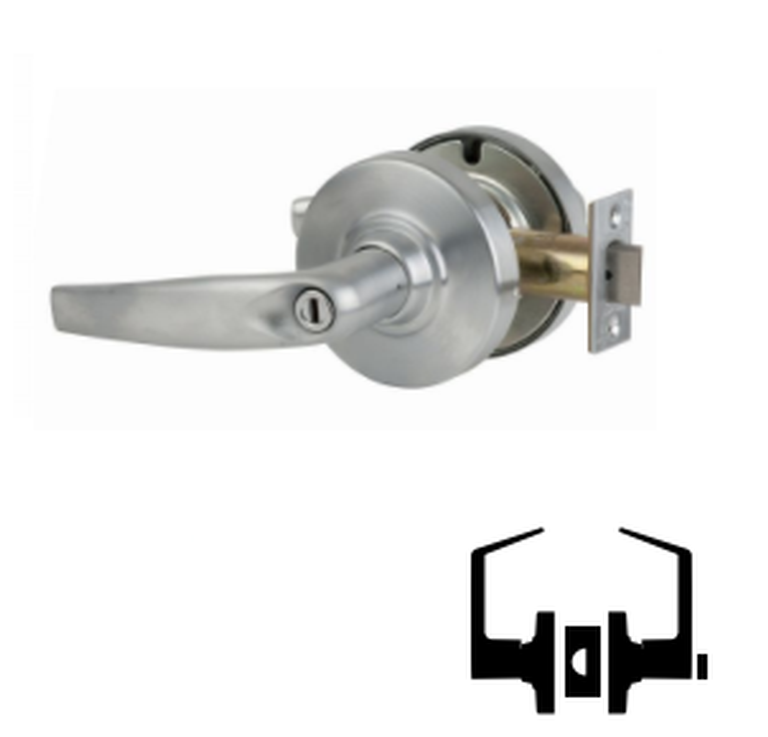 ND40-ATH-626 Schlage Athens Lever Privacy Function